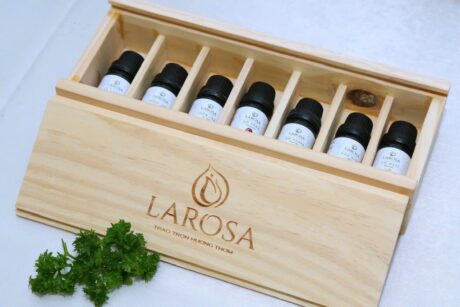 Hộp quà gỗ Tinh dầu 7DAYs LAROSA