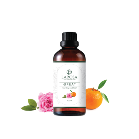 Tinh dầu Larosa Great hợp hương – Hoa Hồng & Vỏ Quýt 100ml